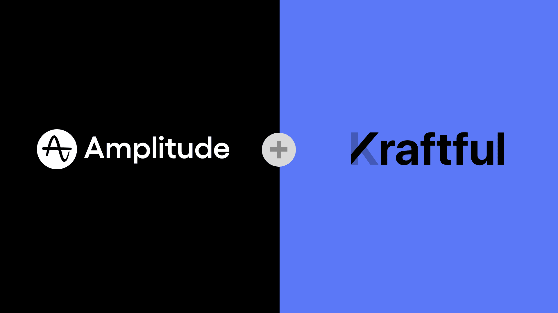 Amplitude and Kraftful logo together