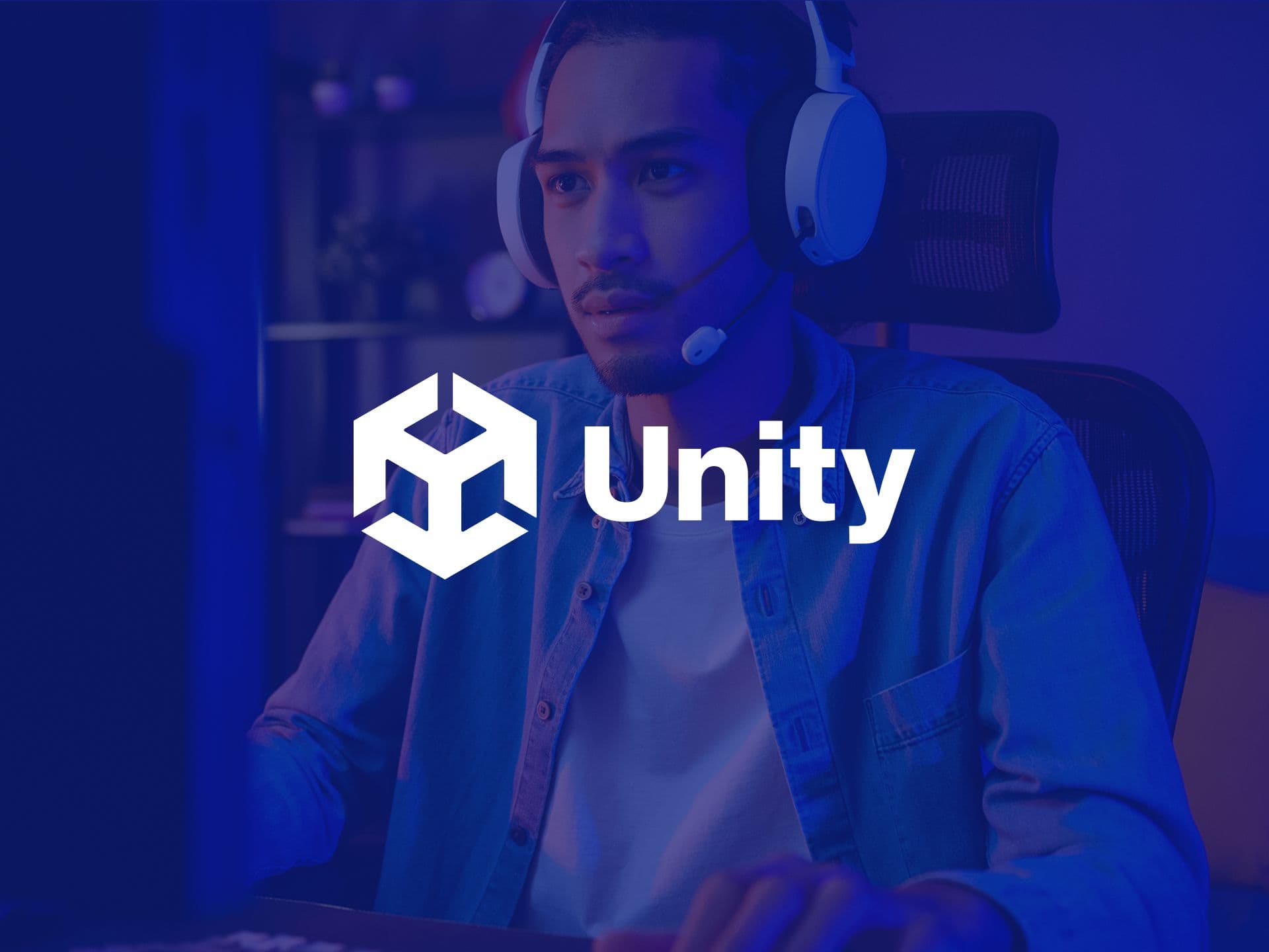 Unity Technologies logo and platform interface