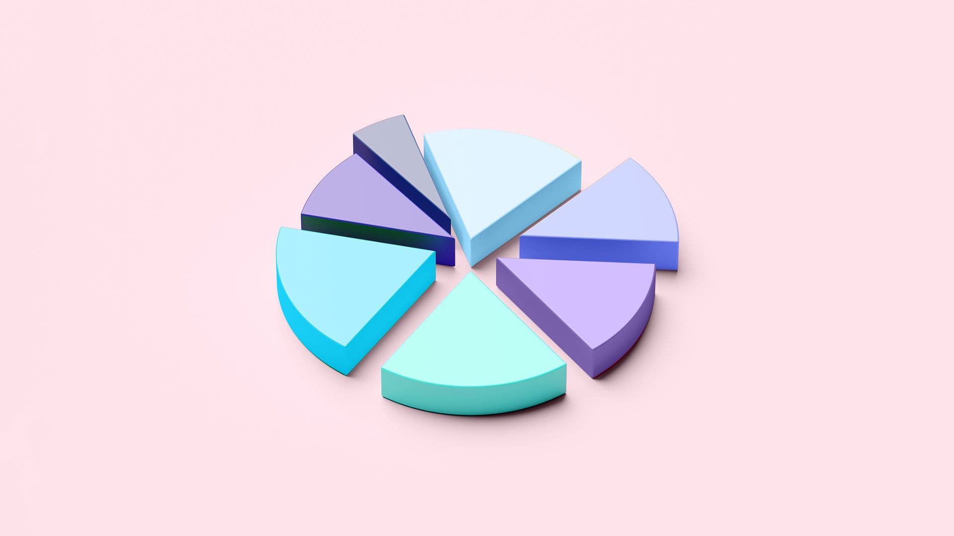 Quantitative vs. Qualitative Data blog post illustration - pie chart