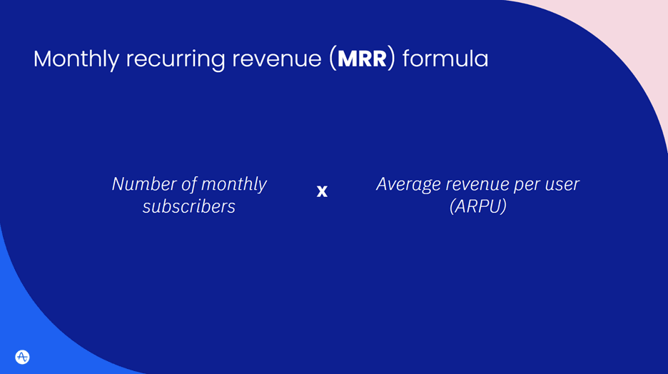 monthly recurring revenue formula