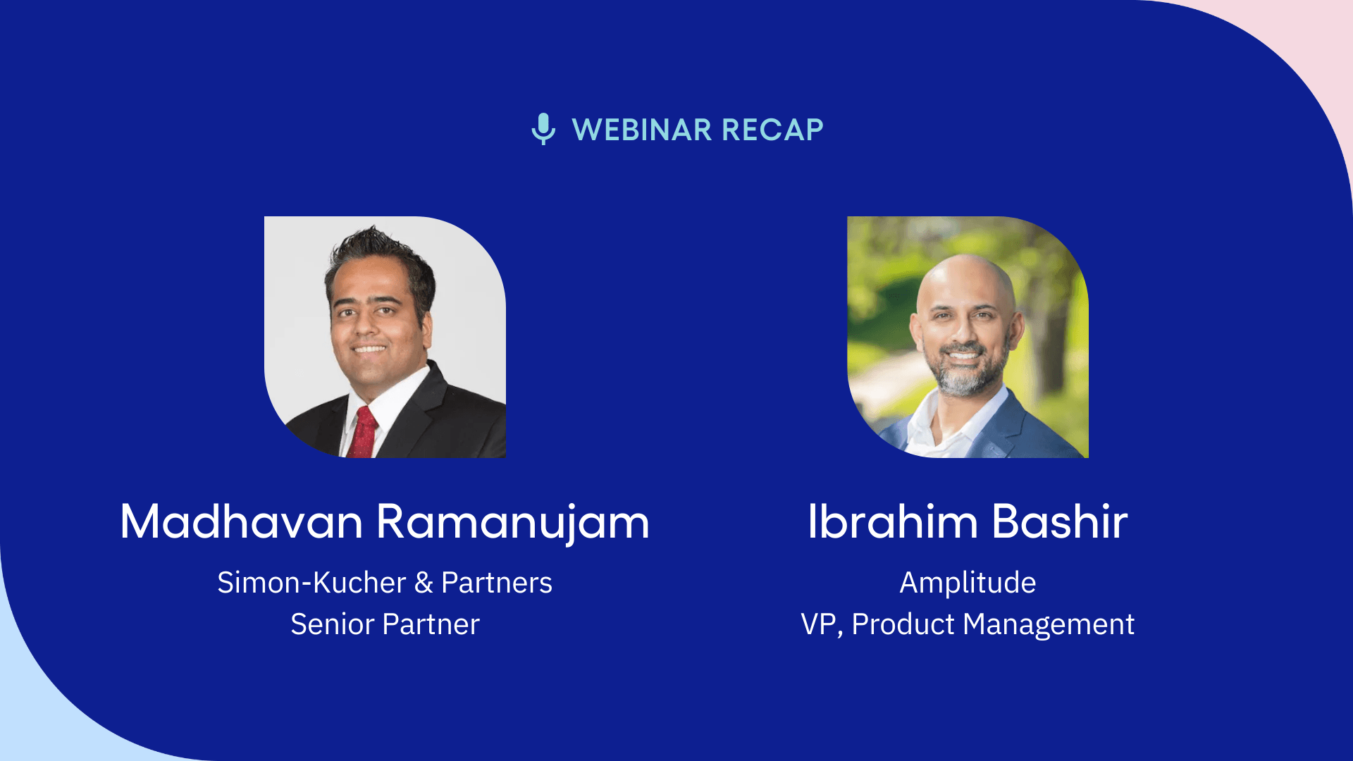 An image showing the two speakers in the Unpacking Monetization webinar