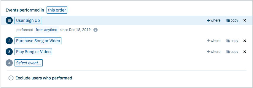 Set up a funnel analysis in Amplitude